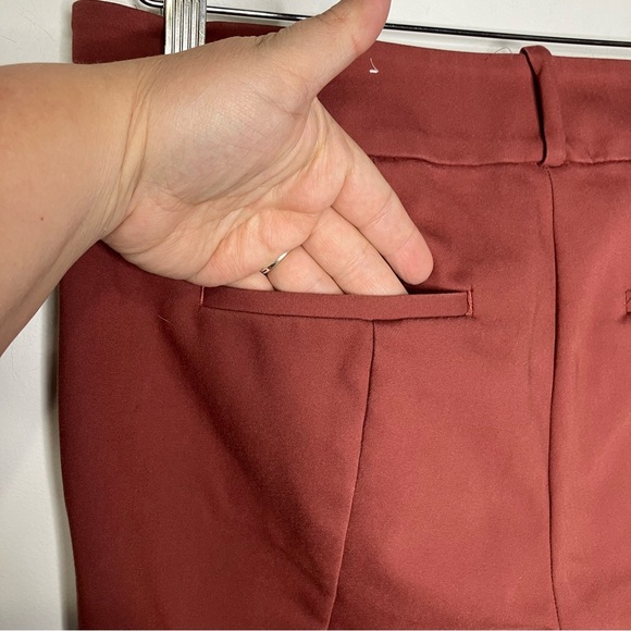 Loft modern skinny ankle pants deep rose pink women’s size 8 - Picture 5 of 7